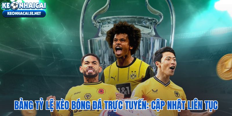 Bảng tỷ lệ kèo bóng đá nhấp nháy cập nhật liên tục trên Kèo Nhà Cái